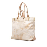 Canvas Floral Shopping Tote